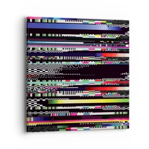 Schilderen op canvas - Het controlebeeld van de werkelijkheid - 40x40 cm