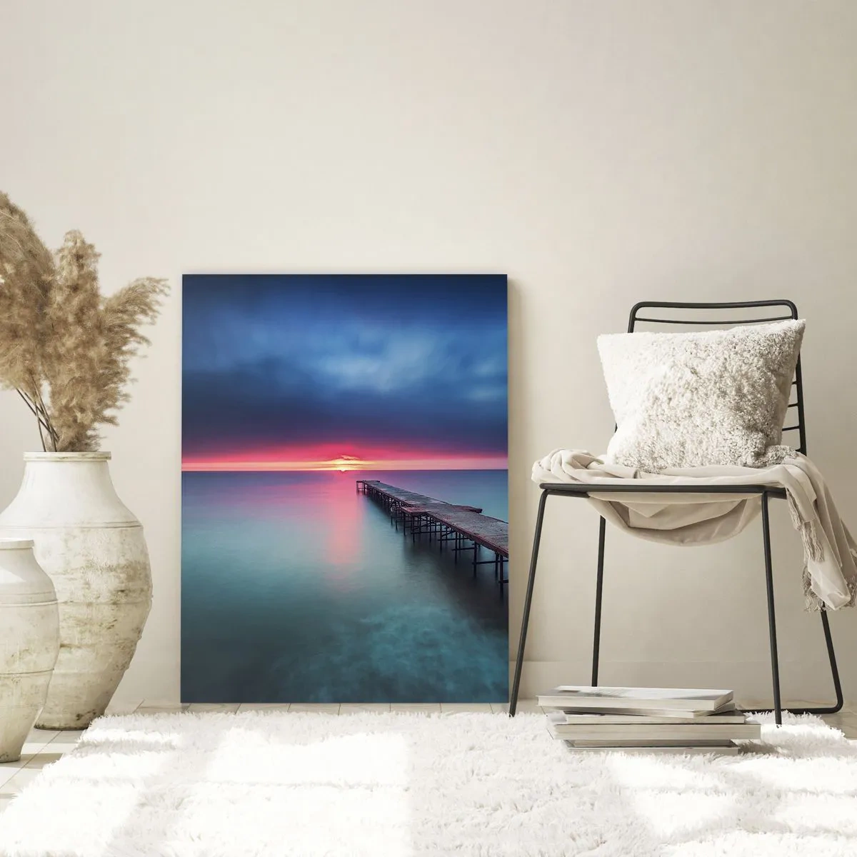 Schilderen op glas - Tussen hemel en aarde - 50x70 cm