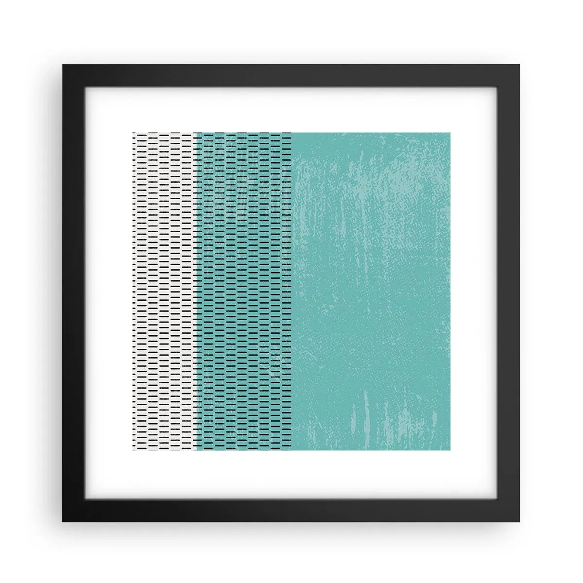 Poster in een zwarte lijst - Een uitgebalanceerde compositie - 30x30 cm