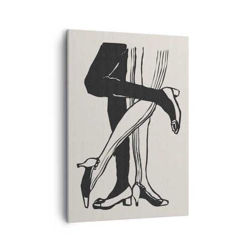 Schilderen op canvas - Een vrouwelijk attribuut - 50x70 cm