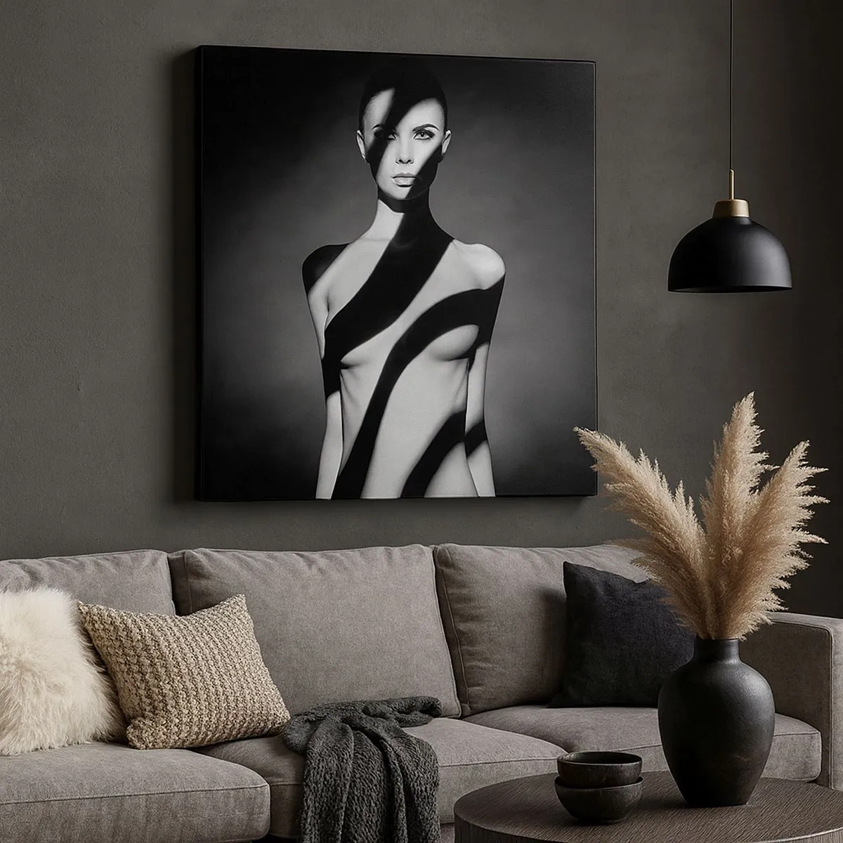 Schilderen op canvas - In glans en schaduw - 30x30 cm