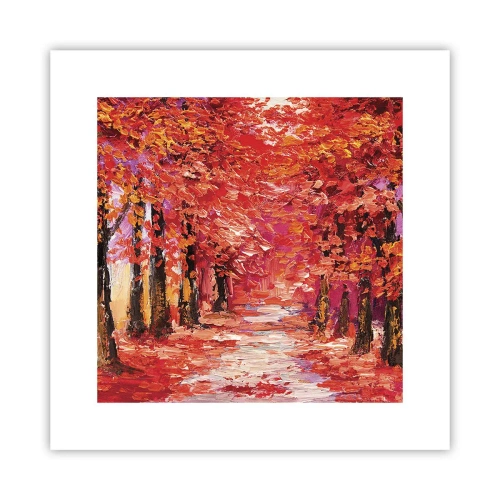 Poster - Herfst impressie - 30x30 cm