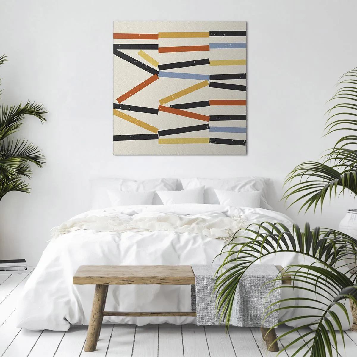 Schilderen op canvas - Compositie op goed niveau - 40x40 cm