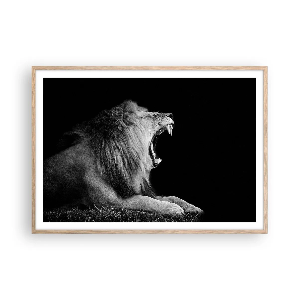 Een poster in een licht eiken lijst - Zonder enige twijfel - 100x70 cm