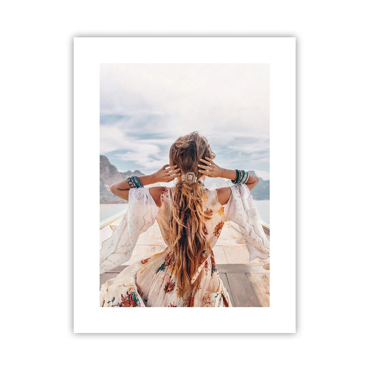 Poster - Op weg naar geluk - 30x40 cm