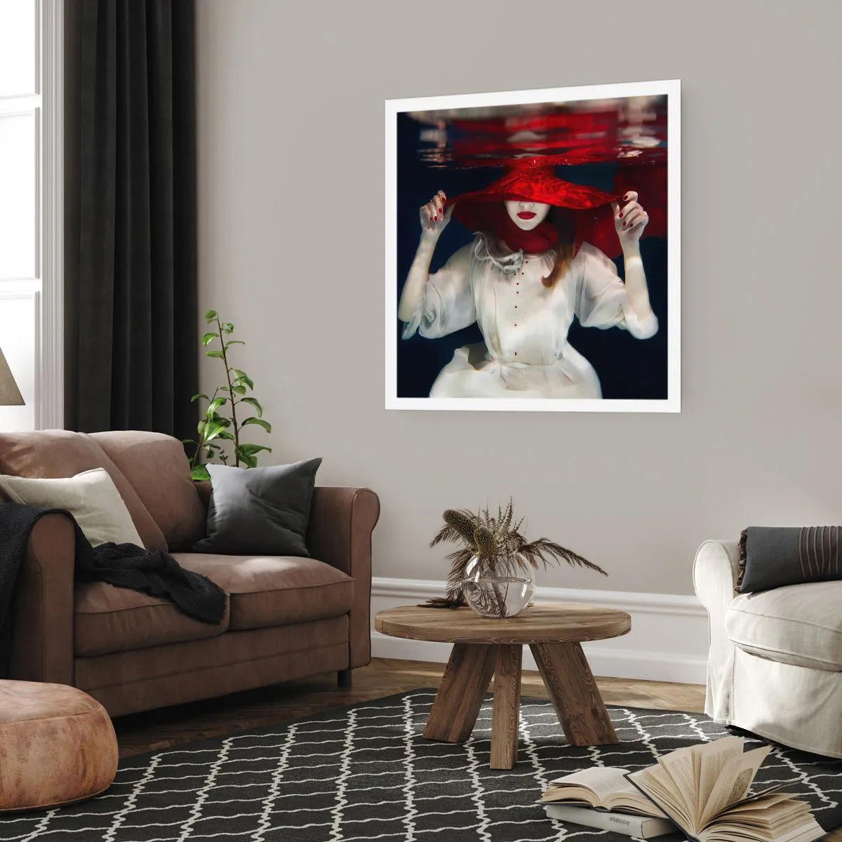 Poster - Hatelijke godin in de Slavische mythologie - 50x50 cm