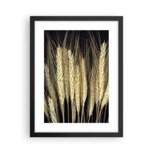 Poster in een zwarte lijst - Rustieke magie - 30x40 cm