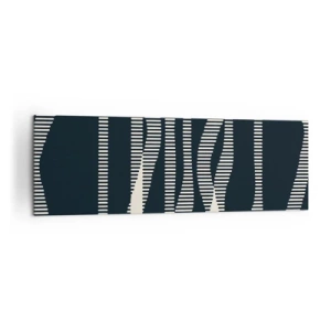 Schilderen op canvas - Een poging om de duisternis te doorbreken - 160x50 cm