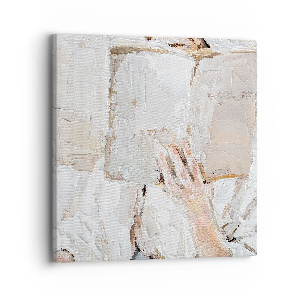 Schilderen op canvas - In een andere wereld - 30x30 cm
