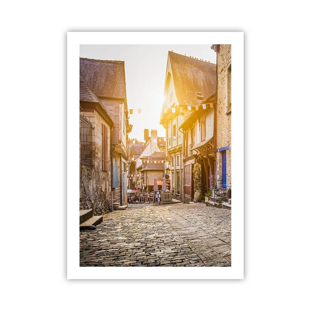 Poster - De witte geest van het stadje - 50x70 cm