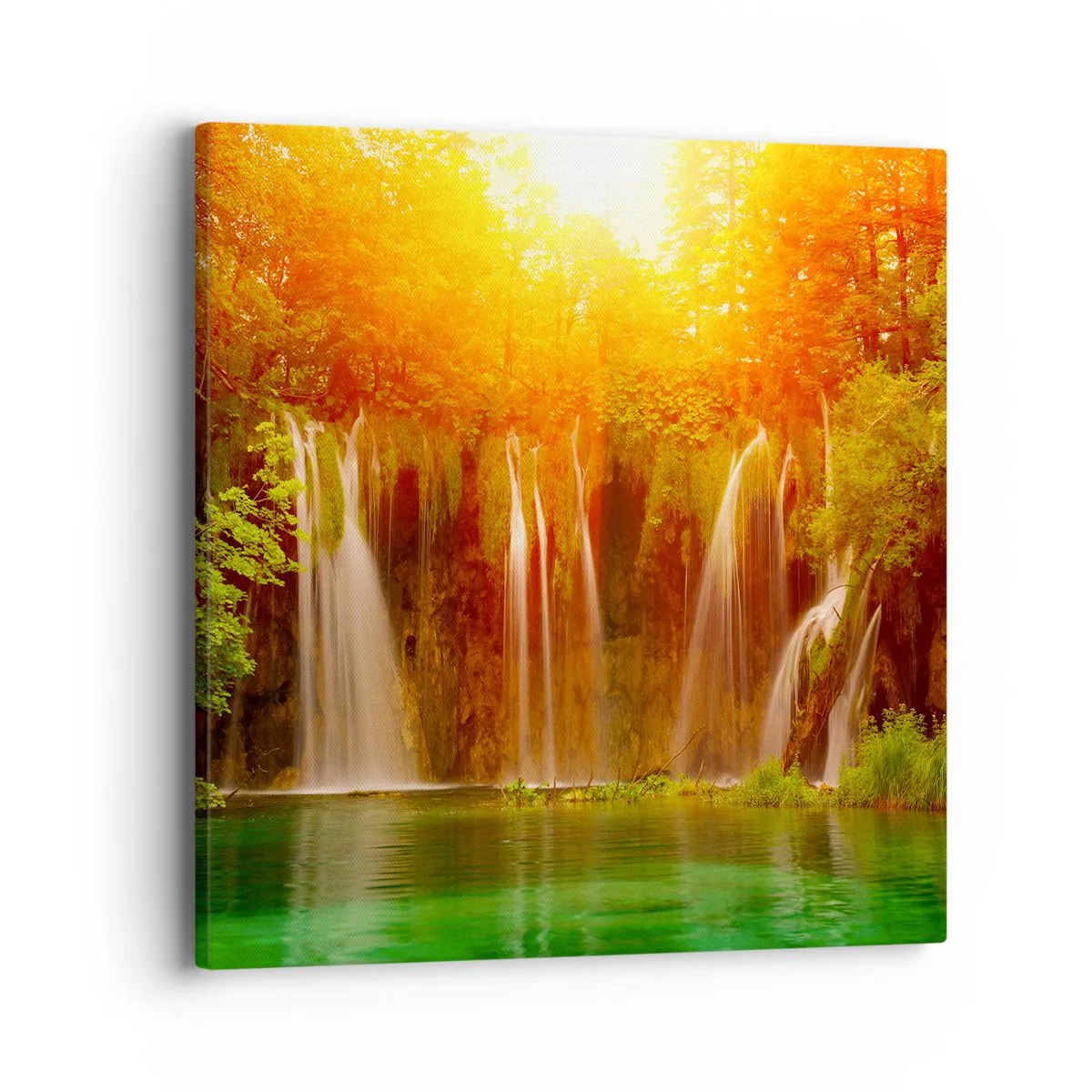 Schilderen op canvas - In de zon en in de schaduw - 40x40 cm