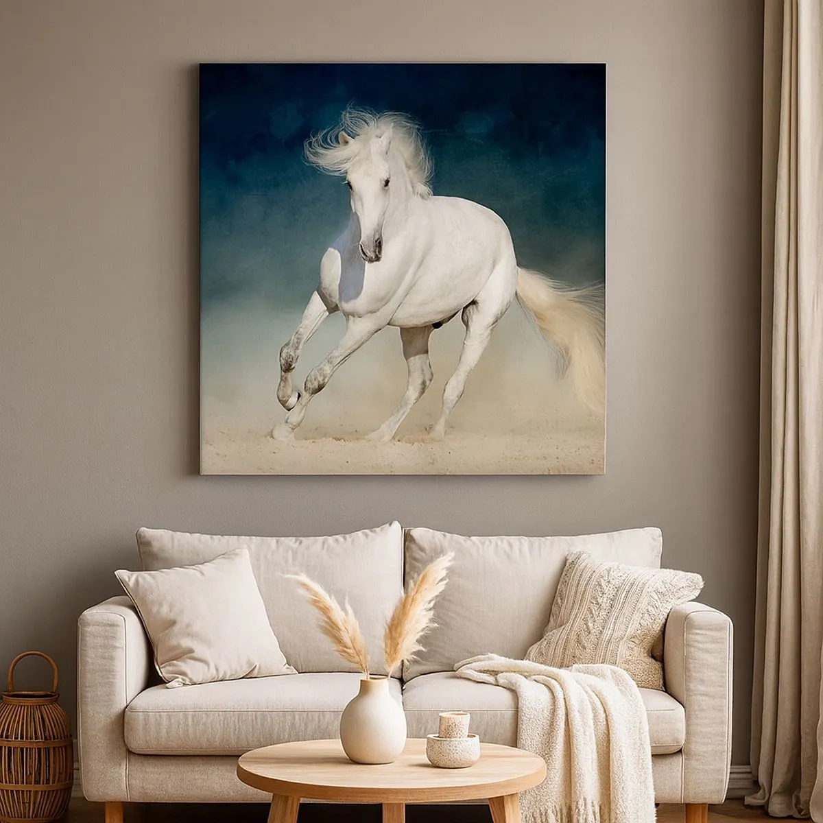 Schilderen op canvas - Vrijheid in zijn pure staat - 30x30 cm