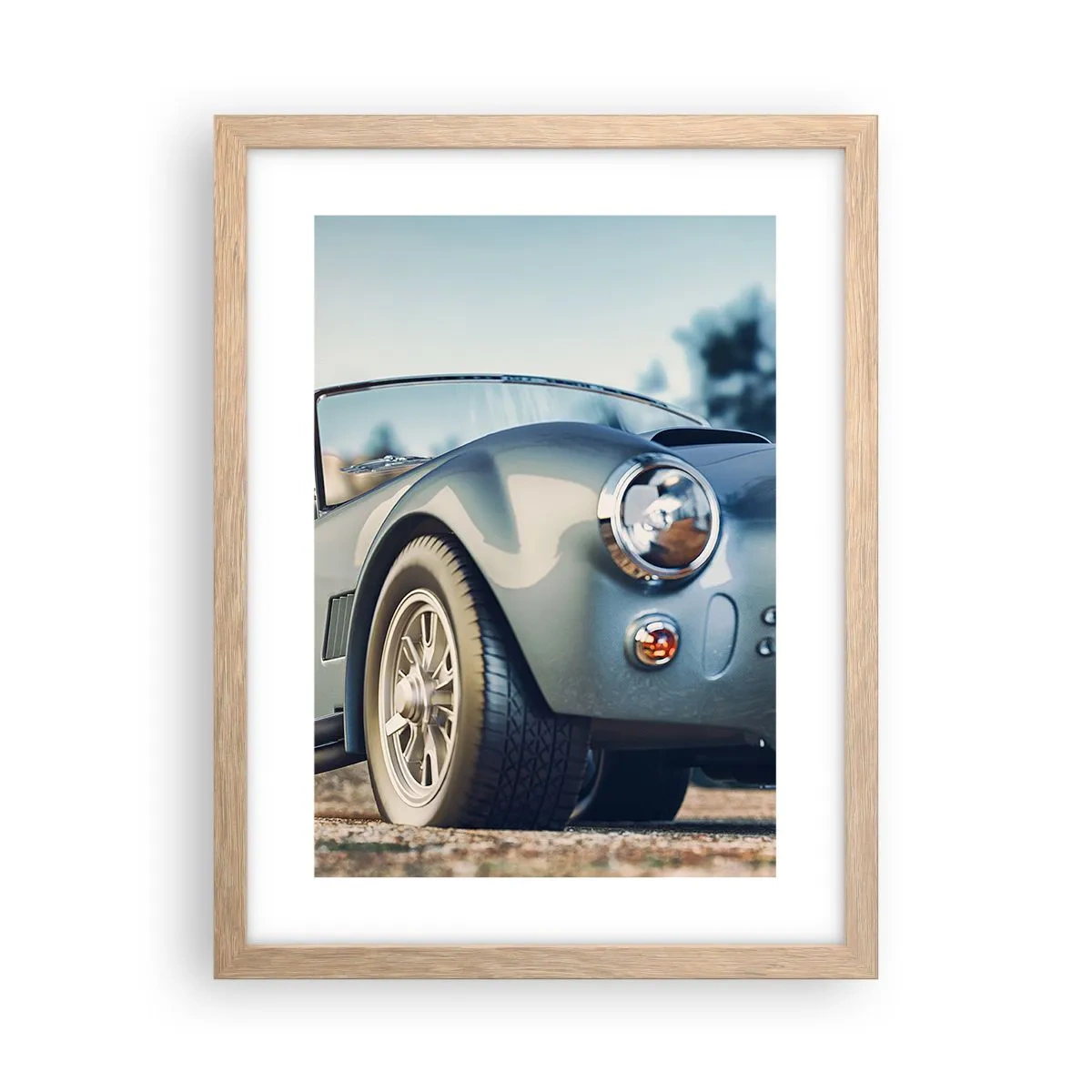 Een poster in een licht eiken lijst - Omdat stijl ertoe doet - 30x40 cm