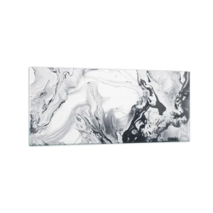 Schilderen op glas - Het binnenste van de aarde - 120x50 cm