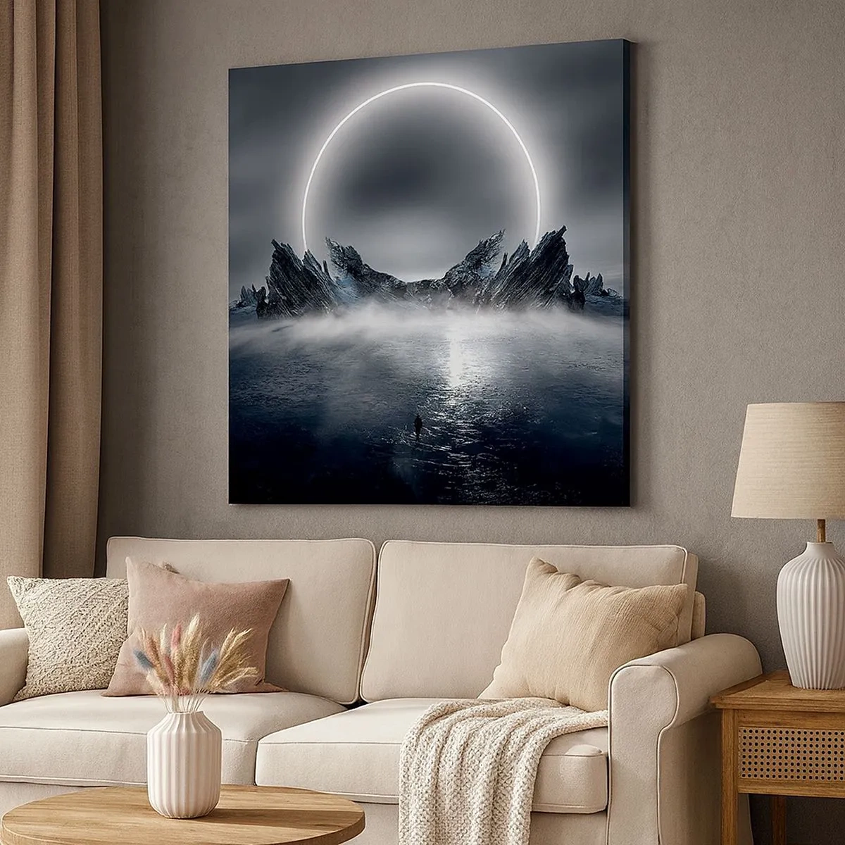 Schilderen op canvas - Einde van het verhaal - 30x30 cm