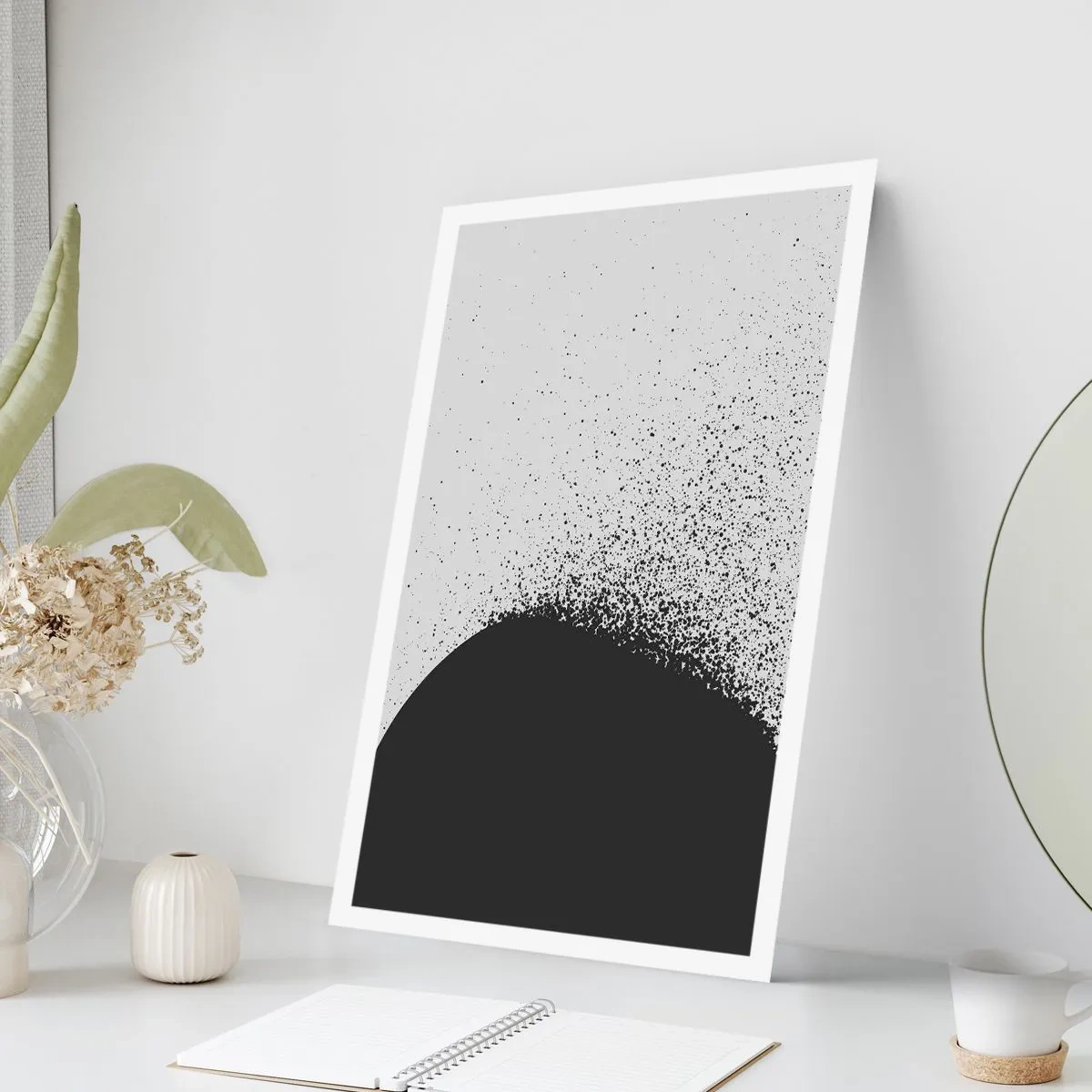 Poster - Beweging van moleculen - 30x40 cm