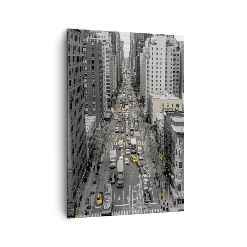 Schilderen op canvas - New Yorks leven - 70x100 cm