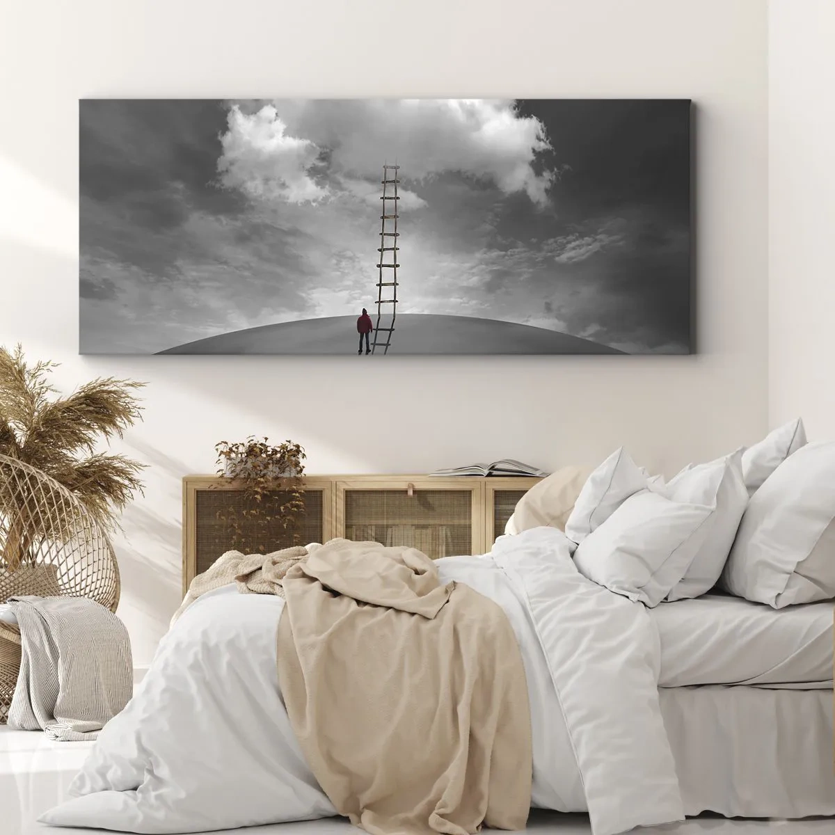 Schilderen op canvas - Alles is mogelijk - 90x30 cm