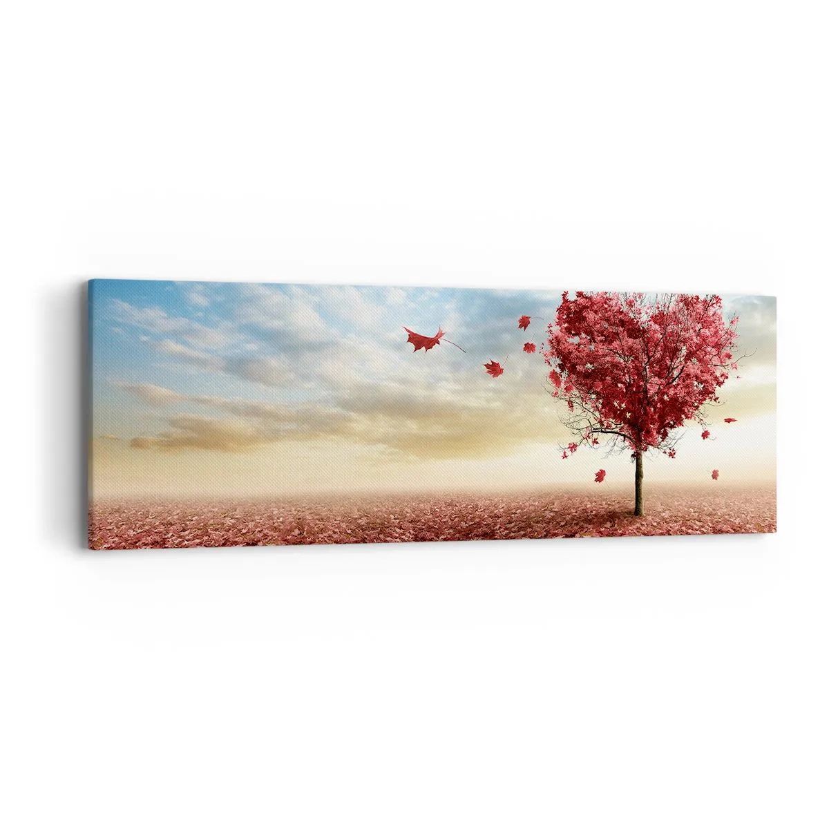 Schilderen op canvas - Word ook verliefd - 90x30 cm