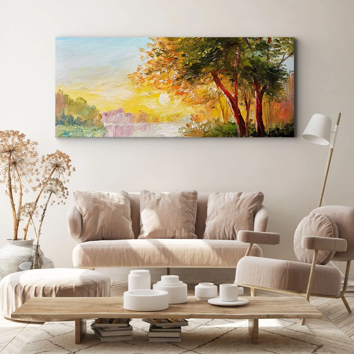 Schilderen op canvas - Et in Arcadia ego - 160x50 cm