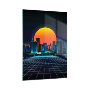 Schilderen op glas - Wil je nog steeds naar het echte? - 50x70 cm