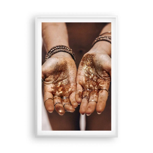 Poster in een witte lijst - Een cadeau voor jou - 61x91 cm