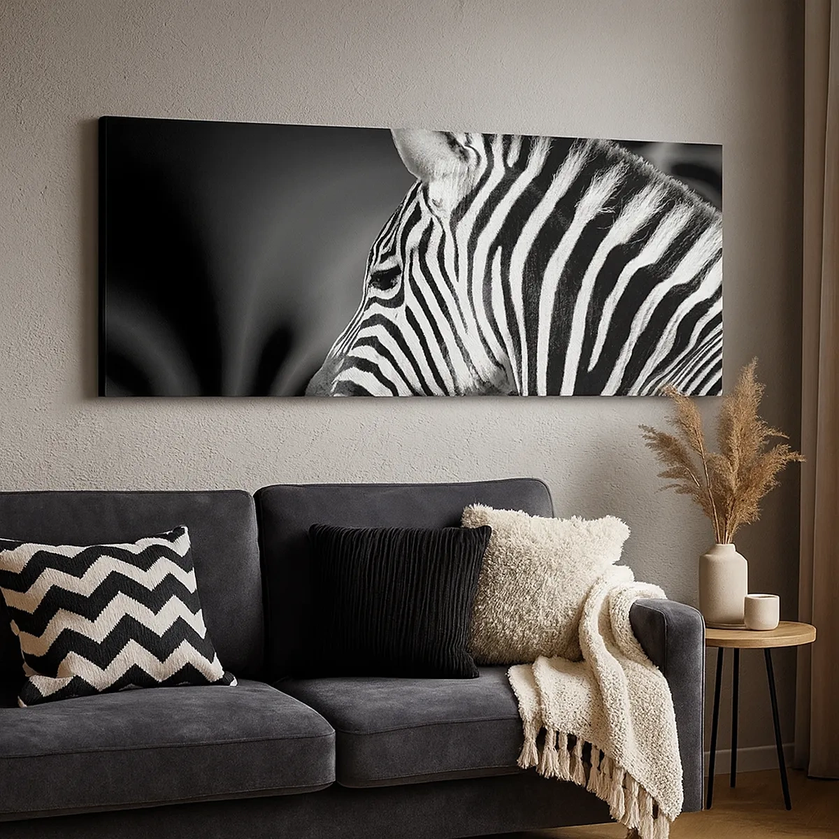 Schilderen op canvas - Wit is wit en zwart is zwart - 30x30 cm