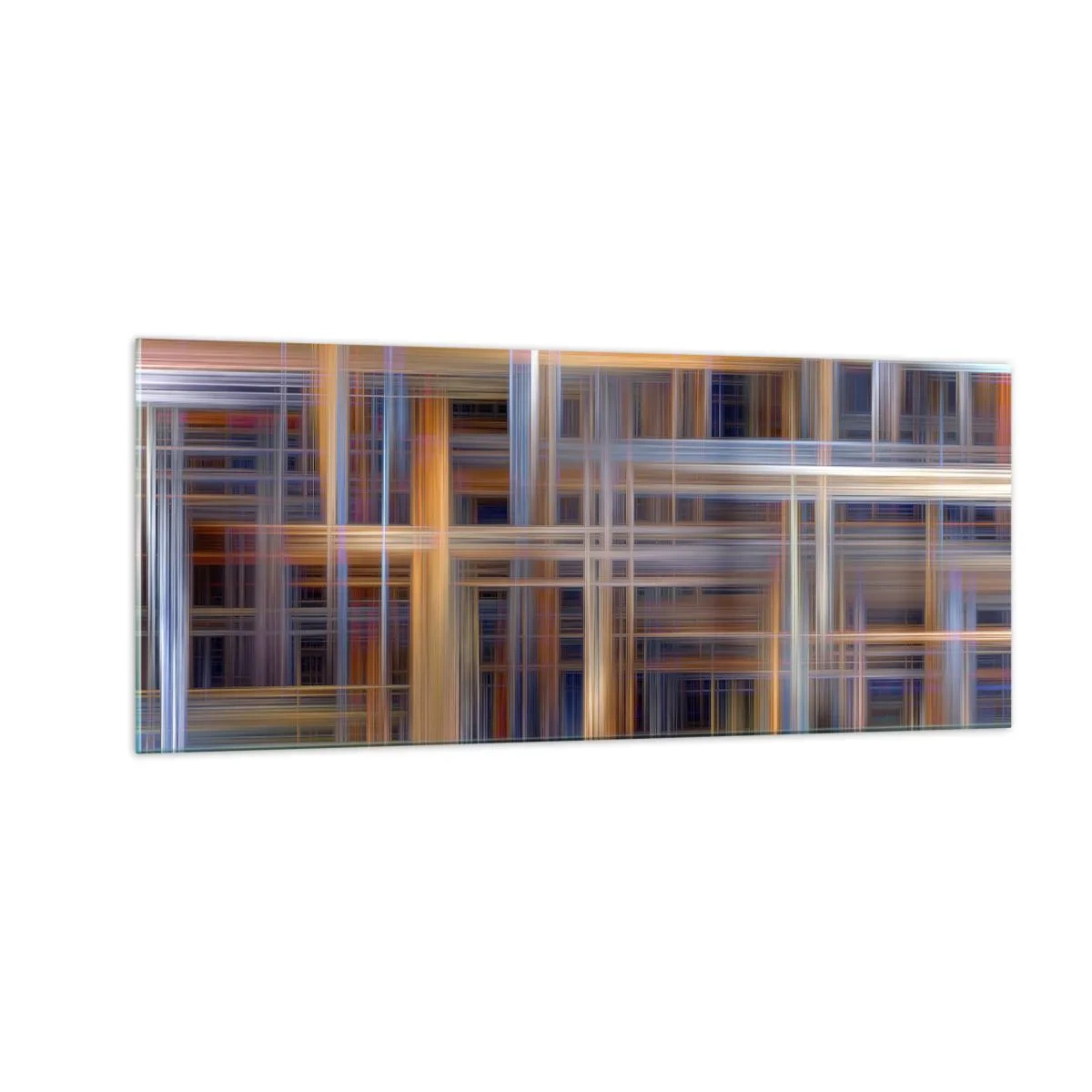 Schilderen op glas - Geweven van licht - 100x40 cm