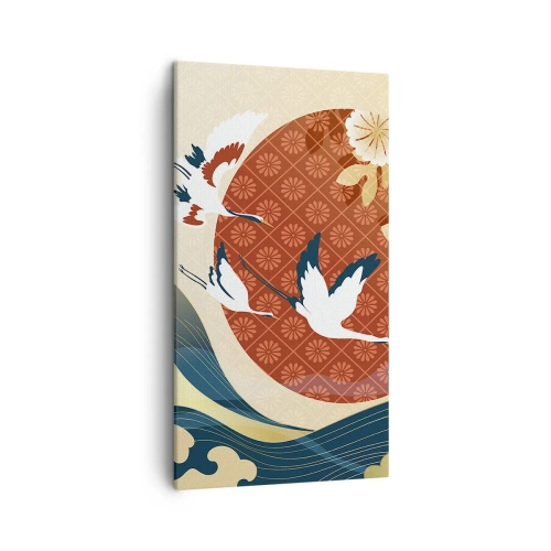 Schilderen op canvas - Japans sprookje - 45x80 cm