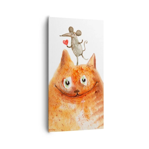 Schilderen op canvas - De paradoxen van de liefde - 65x120 cm