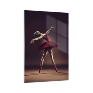Schilderen op glas - Een prima ballerina - 70x100 cm