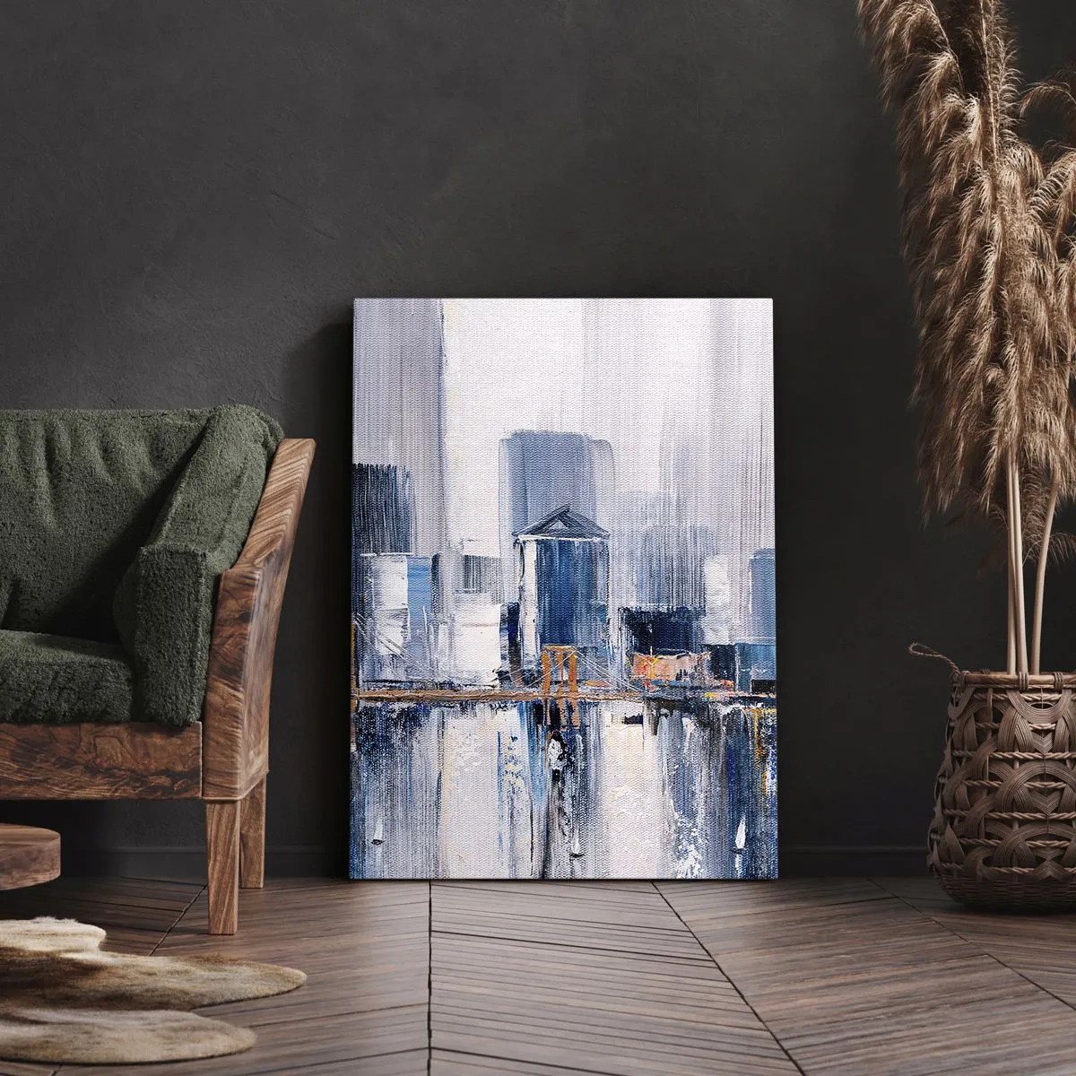 Schilderen op canvas - New Yorkse impressie - 80x120 cm