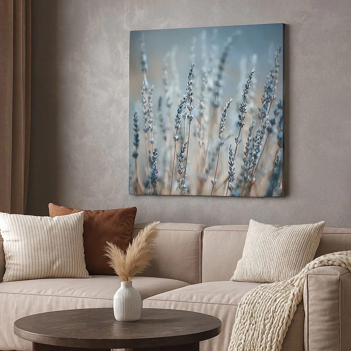 Schilderen op canvas - Geurig korenveld - 30x30 cm