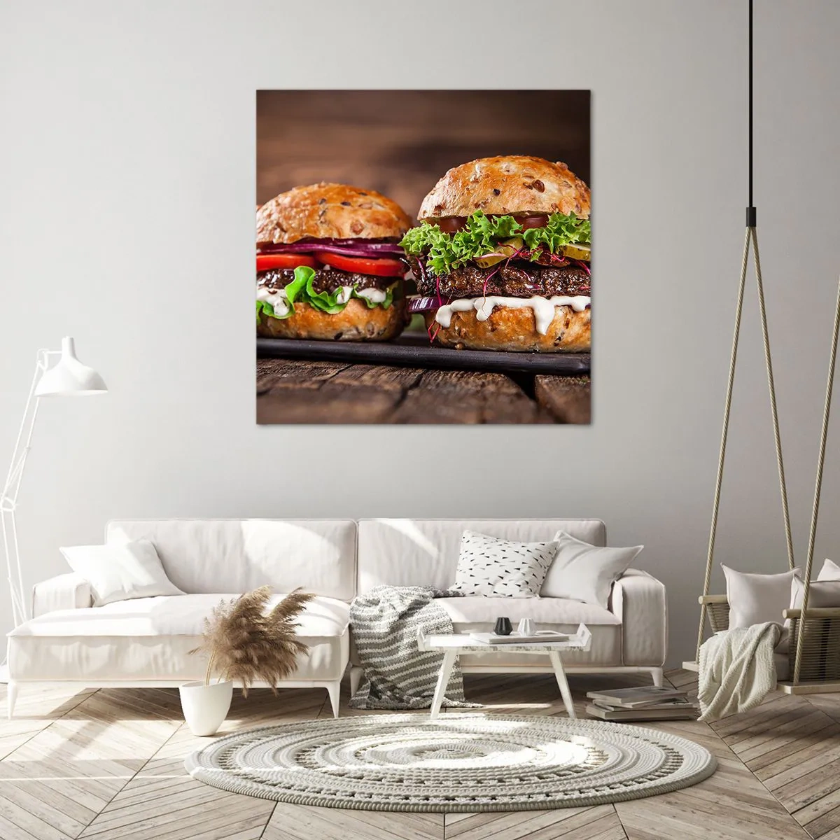 Schilderen op canvas - Amerikaanse droom - 30x30 cm