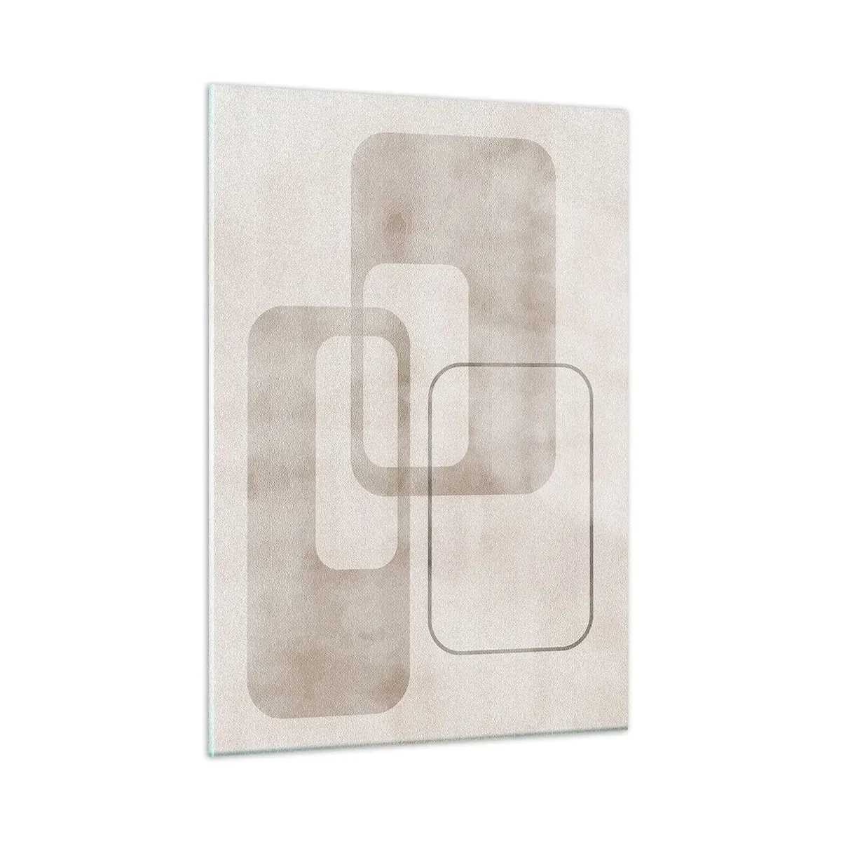 Schilderen op glas - Geometrische voeg - 50x70 cm