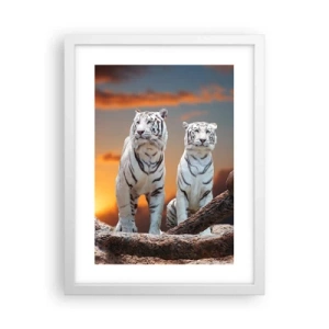 Poster in een witte lijst - Net als in Narnia - 30x40 cm