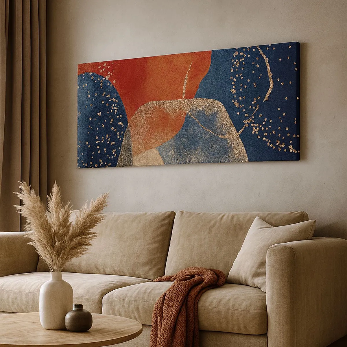 Schilderen op canvas - De lichtheid van het zijn - 100x40 cm