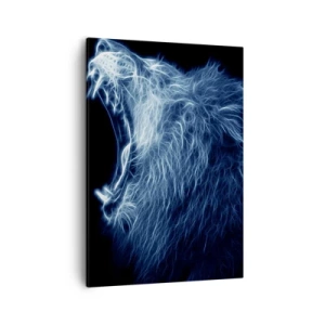 Schilderen op canvas - De vurige toorn van de koning - 50x70 cm