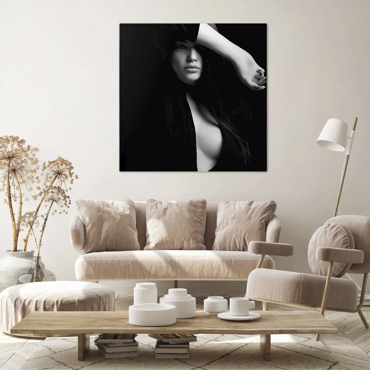 Schilderen op canvas - Verleidingsschool - 60x60 cm