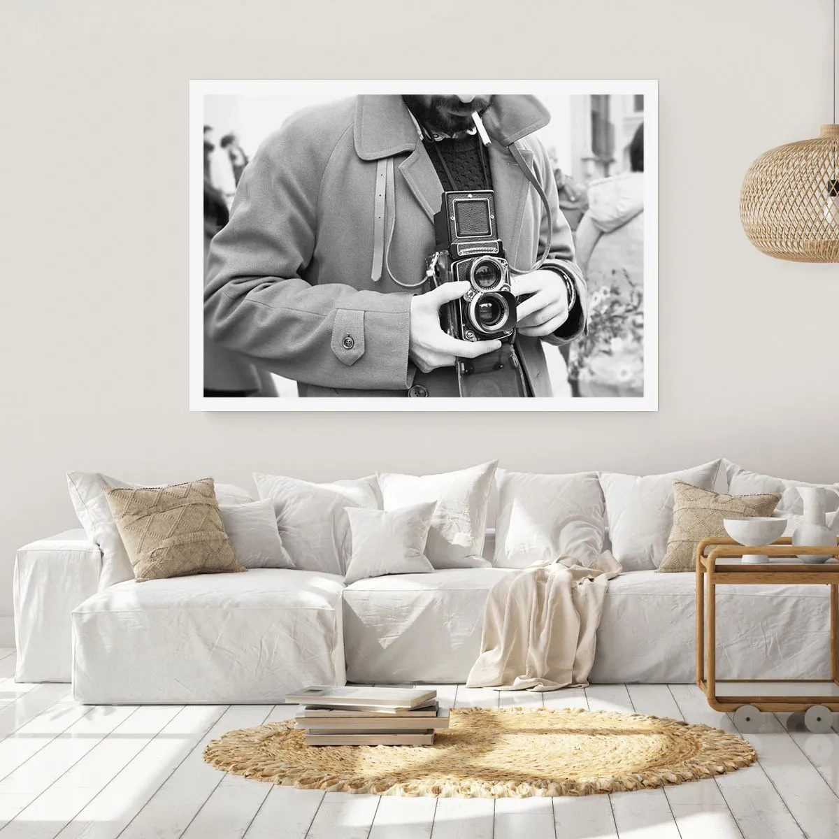 Poster - Retro stijl - 100x70 cm