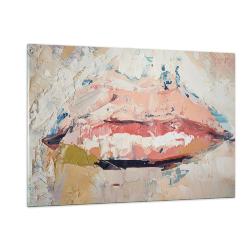Schilderen op glas - Het wekt de zintuigen - 120x80 cm