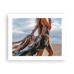 Poster - Het meisje van de sjamaan - 50x40 cm