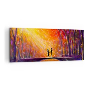 Schilderen op canvas - De hemel houdt ook van hen - 100x40 cm