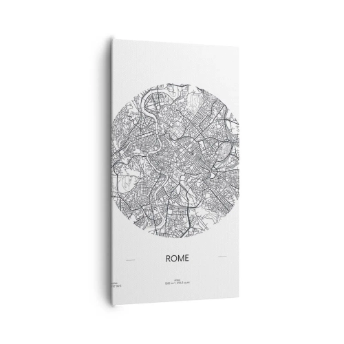 Schilderen op canvas - Anatomie van Rome - 65x120 cm