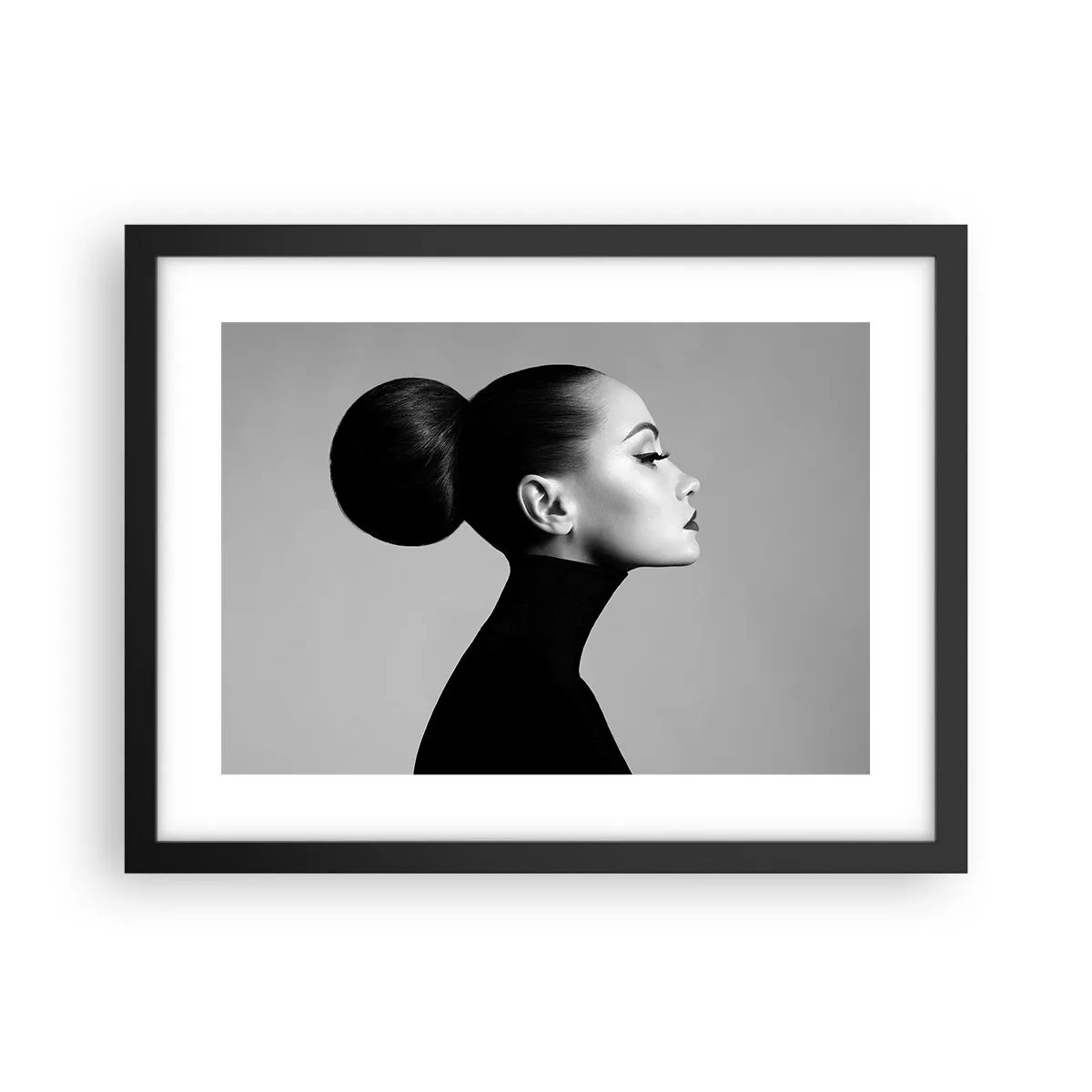Poster in een zwarte lijst - Moderne Nefertiti - 40x30 cm