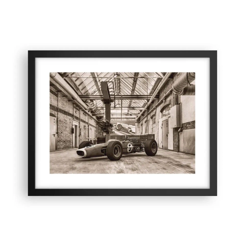 Poster in een zwarte lijst - De rust van de winnaar - 40x30 cm