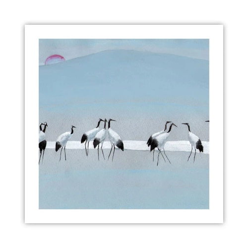 Poster - Na een warme dag - 50x50 cm