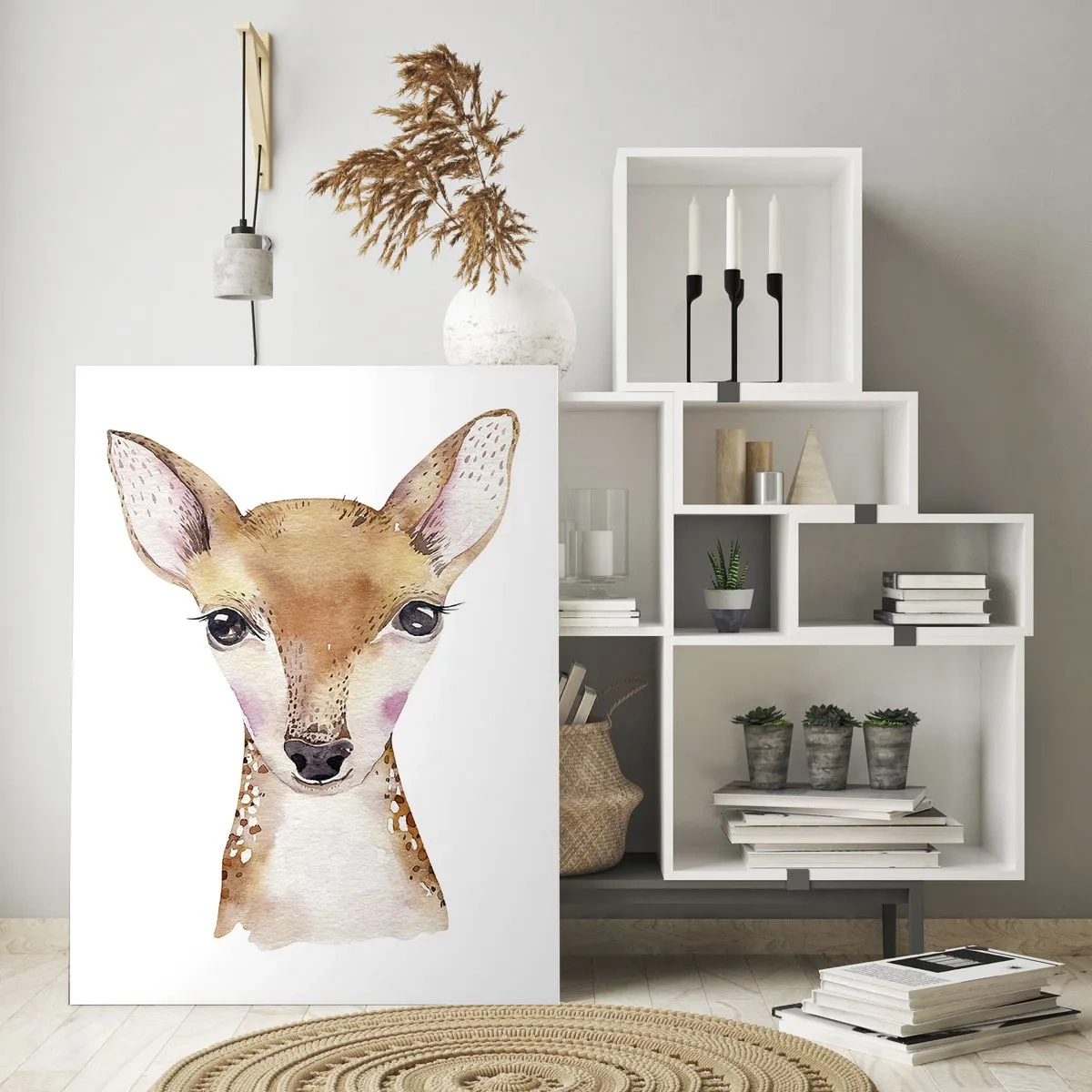 Schilderen op glas - De aard van onschuld - 70x100 cm