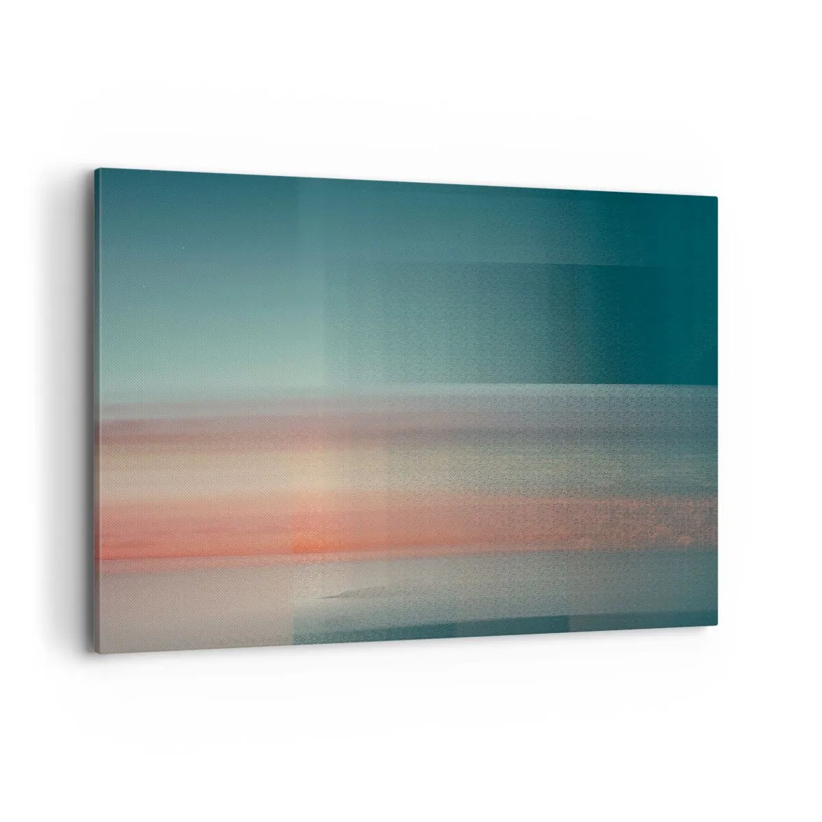 Schilderen op canvas - Abstractie: golven van licht - 100x70 cm