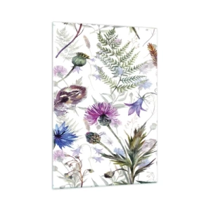 Schilderen op glas - Pools herbarium - 50x70 cm